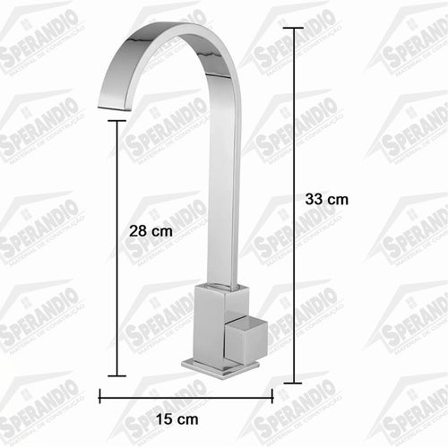 TORNEIRA ME QUADRIT SLIM LGMETAIS 6164 ACABAMENTO C-80