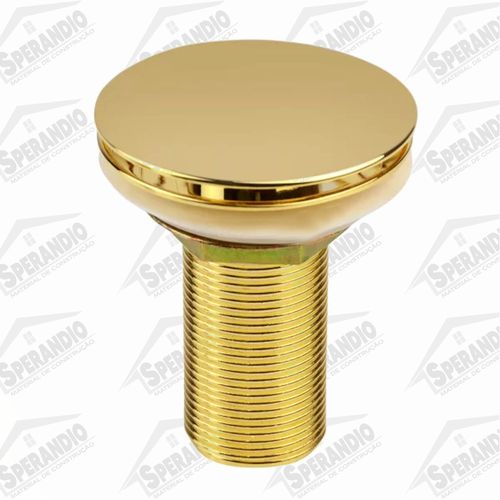 VÁLVULA LAVATÓRIO 1603 DR B SEM LADRÃO CLICK BLISTER DOURADO