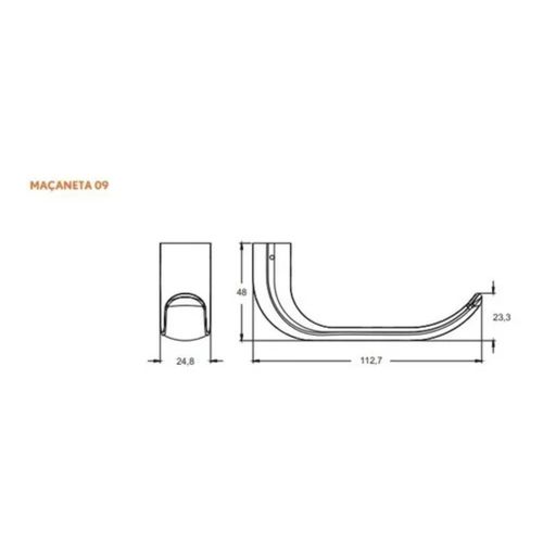 FECHADURA BANHEIRO 823/09 - RQ1 ANTIQUE E-COAT STAM