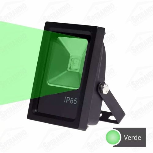 REFLETOR LED 30W IP65 VERDE BLUMENAU