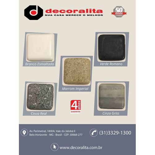 TANQUE DECORALITA MARMORE SINTETICO VERDE ROMANO