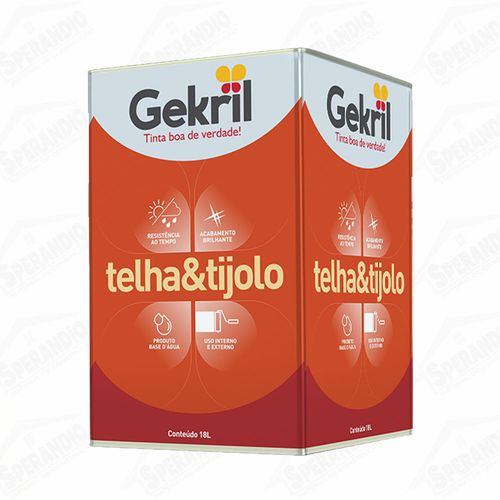 TINTA GEKRIL 18LT PARA TELHA