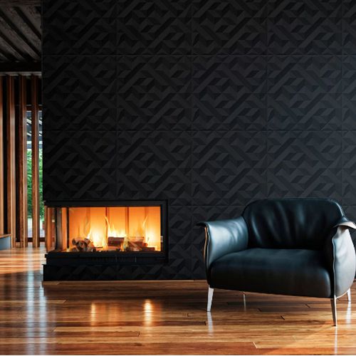 PORCELANATO ITAGRES 60X60 HABIT BLACK (1,80M2/CX)