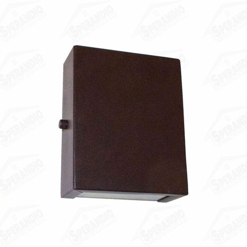 ARANDELA SLIM 2 FOCOS 12,5X10X4CM INTERNO/EXTERNO MARROM STARLUMEN