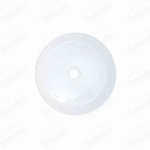 CUBA DE APOIO REDONDA 35CM BRANCA