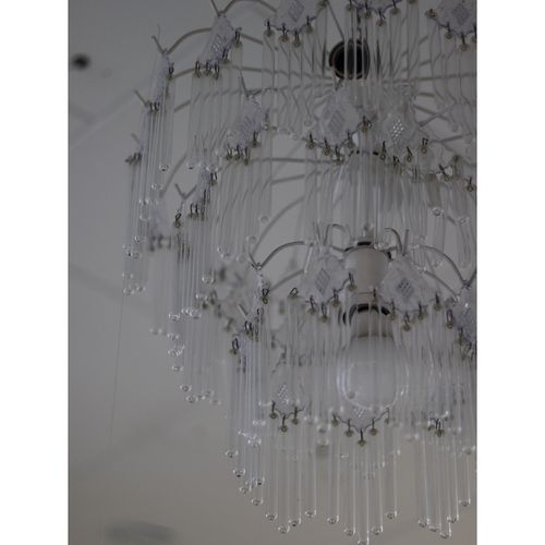 LUSTRE ARANHA 220 AMPOLAS BRANCO PARA 3 LÂMPADAS JOTA LSPR04