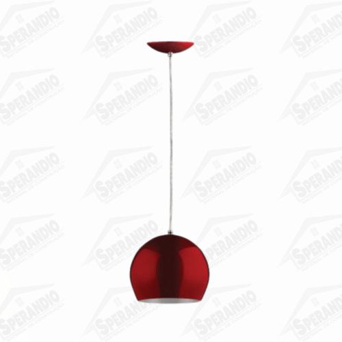 PENDERNTE BOLA VERMELHO METALIZADO