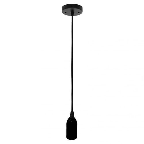 PENDENTE DOR METAL LONGO - PRETO