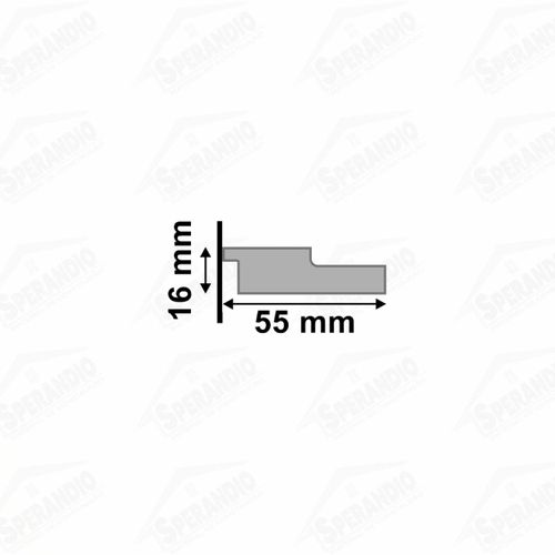 PAINEL RIPADO DE POLIESTIRENO - BRANCO 2,80 METROS