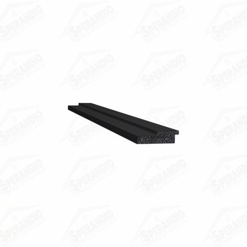 PAINEL RIPADO DE POLIESTIRENO - PRETO 2,80 METROS