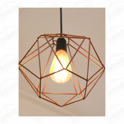 PENDENTE ARMADO DIAMANTE NY - COBRE 