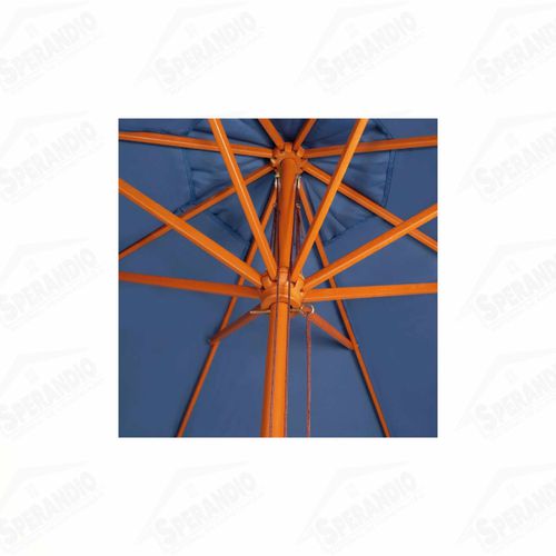 OMBRELONE DE MADEIRA 2,4M - AZUL