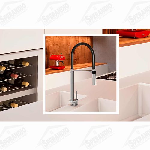TORNEIRA DE COZINHA MESA BICA ALTA CHORME BLAK 