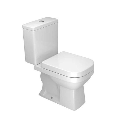 KIT COMBO COMPLETO DECA VASO ACOPLADO QUADRA C/ASSENTO BRANCO