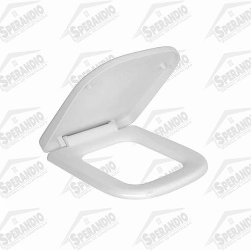 KIT COMBO COMPLETO DECA VASO ACOPLADO QUADRA C/ASSENTO BRANCO