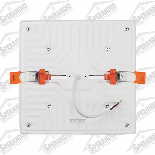 PAINEL LED FRAMELESS 24W 6500K QUADRADO BORDA INFINITA BLACK&DECKER