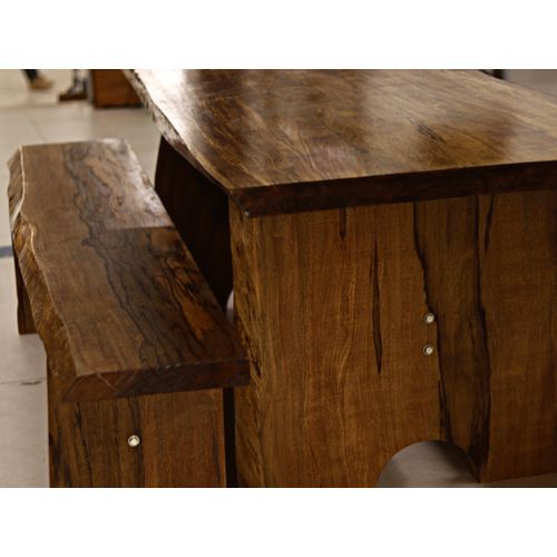 MESA BRANQUILO COM BANCOS 06CM 2,0 MT