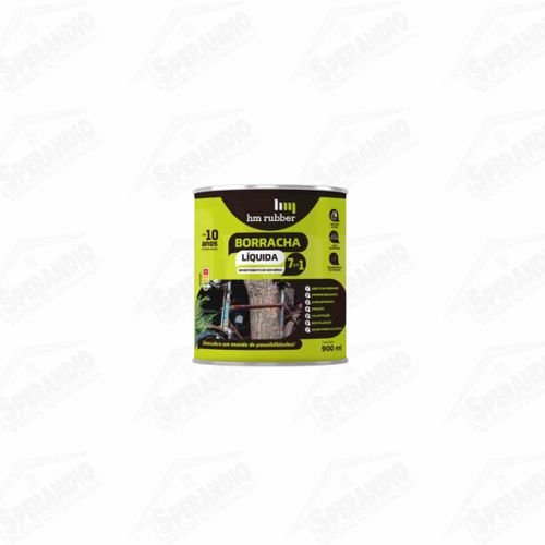BORRACHA LÍQUIDA 7 EM 1 HM RUBBER BRANCO 900 ML 