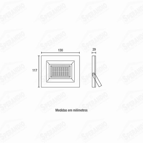 REFLETOR LED 50W IP65 6K - BLUMENAU 