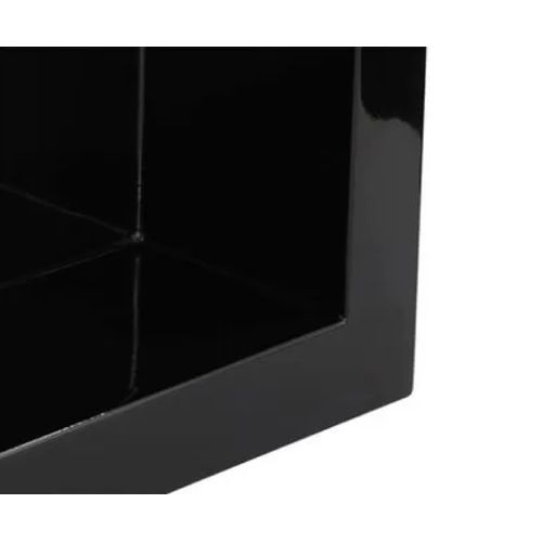 NICHO MÁRMORE SINTÉTICO DURAFORT FUNDO LISO PRETO