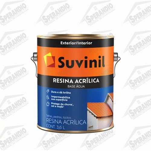 TINTA 3,6LT RESINA ACRÍLICA BASE D'AGUA P/TELHA SUVINIL