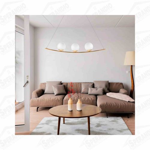 PENDENTE ARCO DREAMS BOLA GOLD - BRONZEARTE