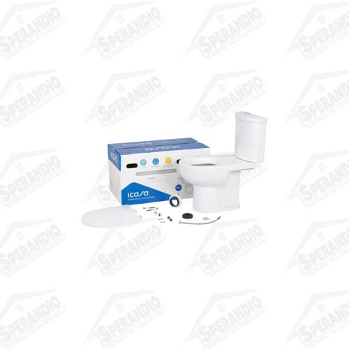 KIT COMPLETO ICASA VASO ACOPLADO LUNA BRANCO - ICASA