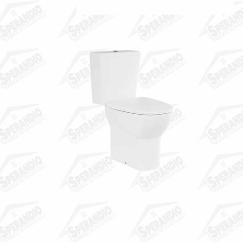 KIT COMPLETO VASO ACOPLADO FLEX C/ASSENTO BRANCO - DECA