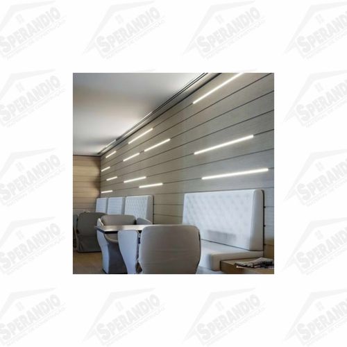 PERFIL DE ALUMINIO P/FITA LED 25X05MM EMBUTIR BRANCO 2 MT - VENTI DELTA