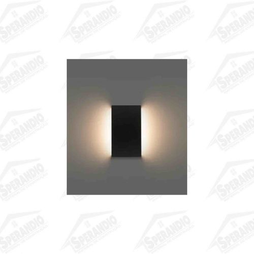 ARANDELA LED WEZAR 20CM 100-240V 7W 3000K PRETO - ASTRALED