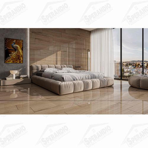 PISO 22X89 ELEGANCE NOCCE POLIDO (1,73 M2/CX) - LUME