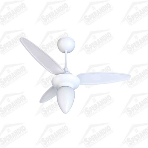 VENTILADOR TETO WIND BR.3P INJ.BRAN.C/R INVERTER BIVOLT - VENTISOL