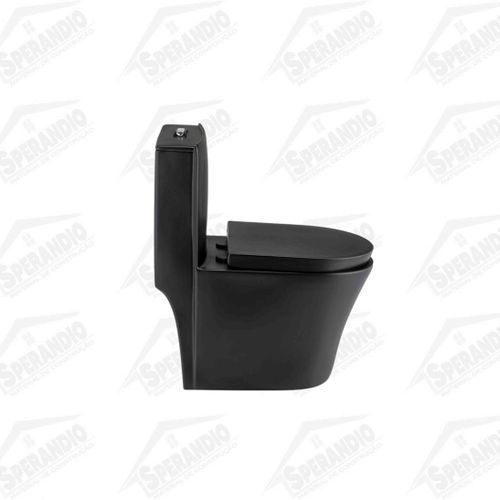 VASO MONOBLOCO AMBAR PRETO FOSCO C/ASSENTO - PETTRA