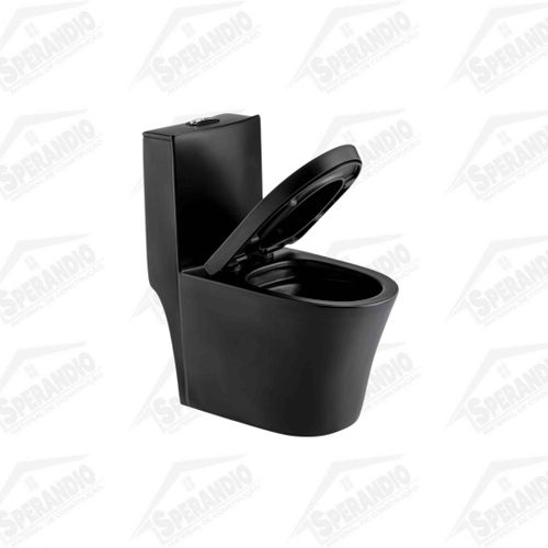 VASO MONOBLOCO AMBAR PRETO FOSCO C/ASSENTO - PETTRA
