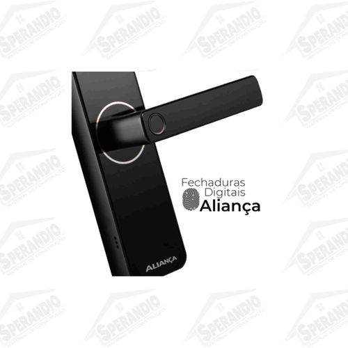 FECHADURA DIGITAL TITAN EMBUTIR/WI-FI PRETA - ALIANÇA