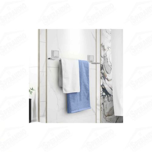 PORTA TOALHA BANHO PIATINA CROMADO 3M - ARTHI