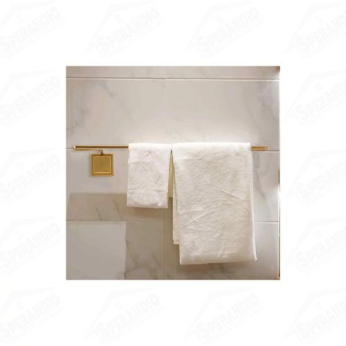 PORTA TOALHA BANHO PIATINA DOURADO FOSCO - ARTHI