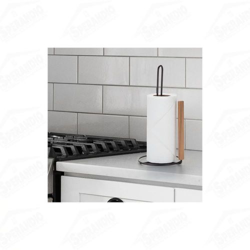 SUPORTE P/ROLO PAPEL TOALHA BLACK ECO DESIGN - ARTHI