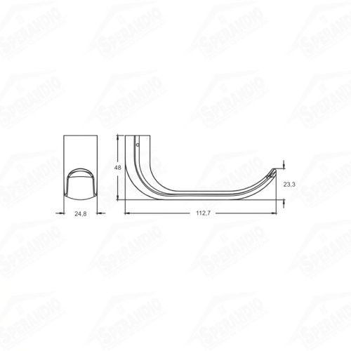 FECHADURA EXTERNA 803/09 ESP.ANTIQUE E-COAT EXTERNA - STAM