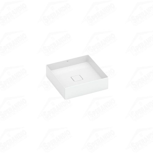 CUBA APOIO QUADRADA 400X400MM T5 BRANCO - ROCA