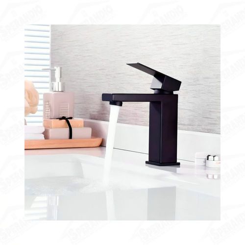 44461 MONOCOMANDO BCD SQUARE BAIXA BLACK FOSCO - LG METAIS
