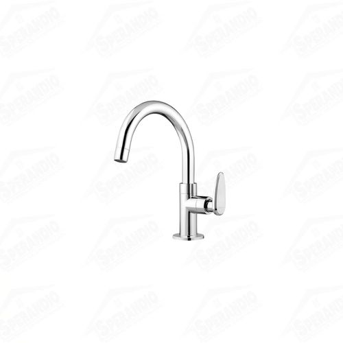 TORNEIRA MESA BICA ALTA PARA BANHEIRO ALLURE CROMADO - VIQUA