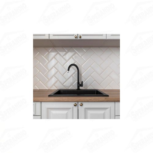 TORNEIRA MESA BICA MOVEL PARA COZINHA ALLURE DECORE PRETO FOSCO - VIQUA