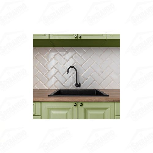 TORNEIRA PAREDE BICA MOVEL PARA COZINHA ALLURE DECORE PRETO FOSCO - VIQUA