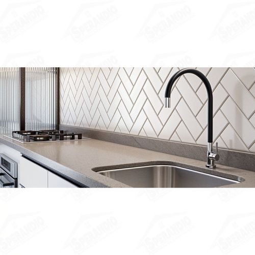 TORNEIRA COZINHA PAREDE GALIFLEX CHROME/BLACK - DOCOL