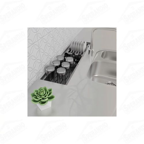 KIT CALHA UMIDA CANAL INOX 610X164MM - GHELPLUS