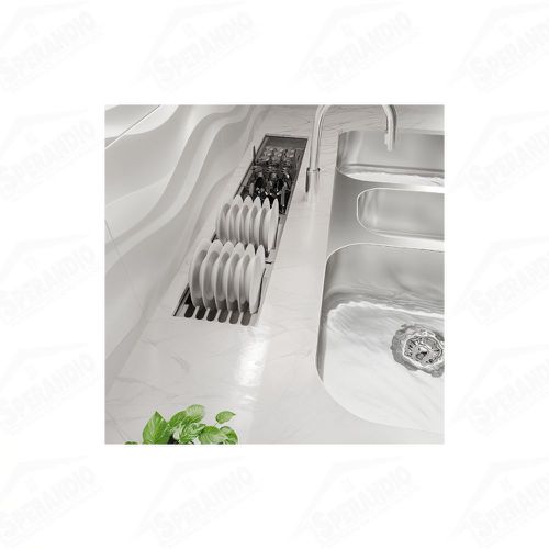 KIT CALHA UMIDA CANAL INOX 910X164MM - GHELPLUS