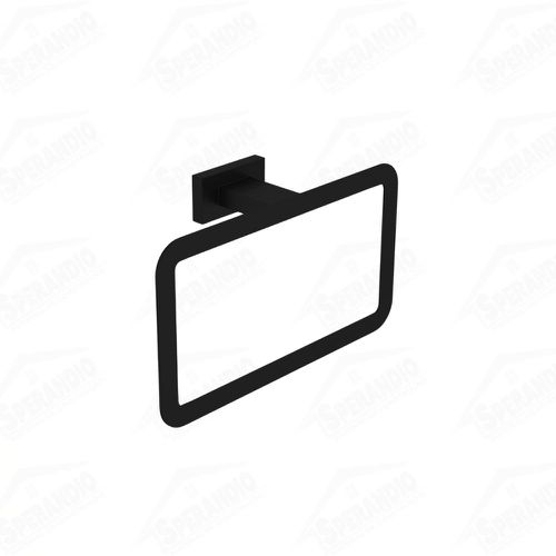 PORTA TOALHA MYKONOS BLACK WJ-2050-MK-BL - JIWI
