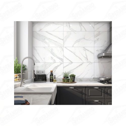 PISO 37,4X74,4 CAMEROTTA WHITE PLUS RT (1,95 M2/CX) - CARMELO FIOR