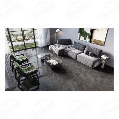 PISO 75X75 NERO CAPRESSI POLIDO (2,81 M2/CX) - LUME